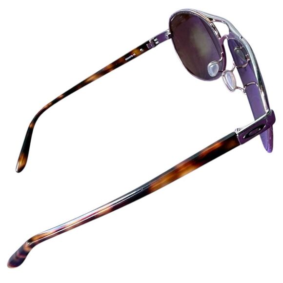 OAKLEY Sunglasses Polarized Sunglasses Oakley Feedback Brown Rose Gold Tortoises - Picture 4 of 9